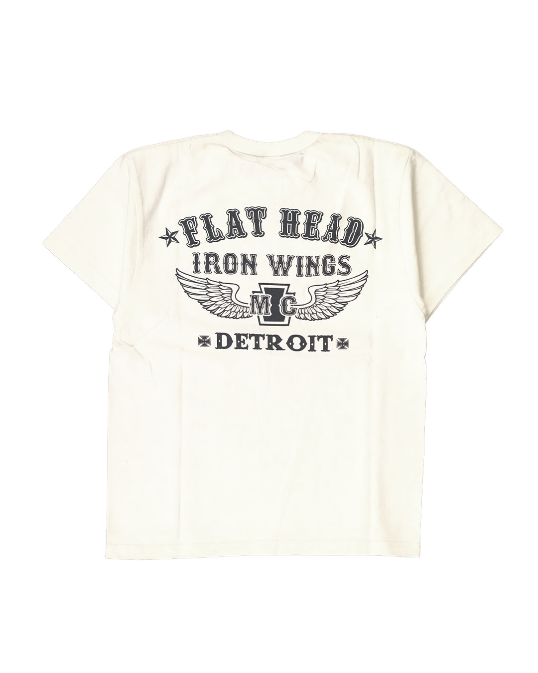 The Flat Head T-Shirt TD 61W IWMC WHITE