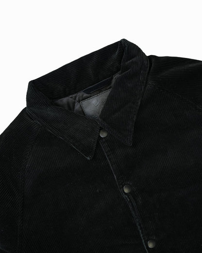 Momotaro MXOT1304 Corduroy Coach Jacket Black