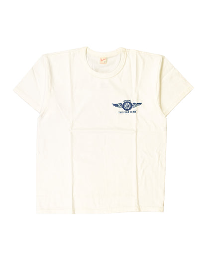 The Flat Head T-Shirt THC 119W TRADEMARK WHITE