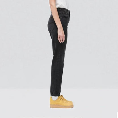 Nudie Breezy Britt Black Worn