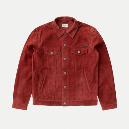 Robby Suede Jacket Poppy red