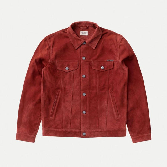 Robby Suede Jacket Poppy red