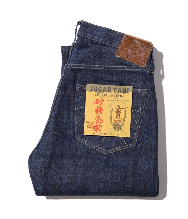 Sugar Cane SC40401A 14oz Hawaiian Indigo Mixed Sugar Cane Denim