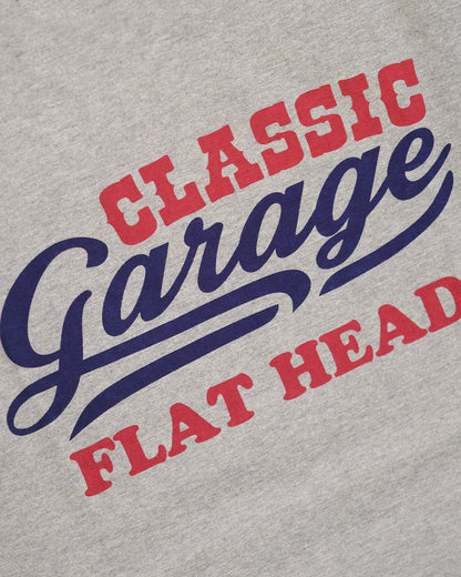 The Flat Head T-Shirt TD-58W CLASSIC GARAGE GRAY