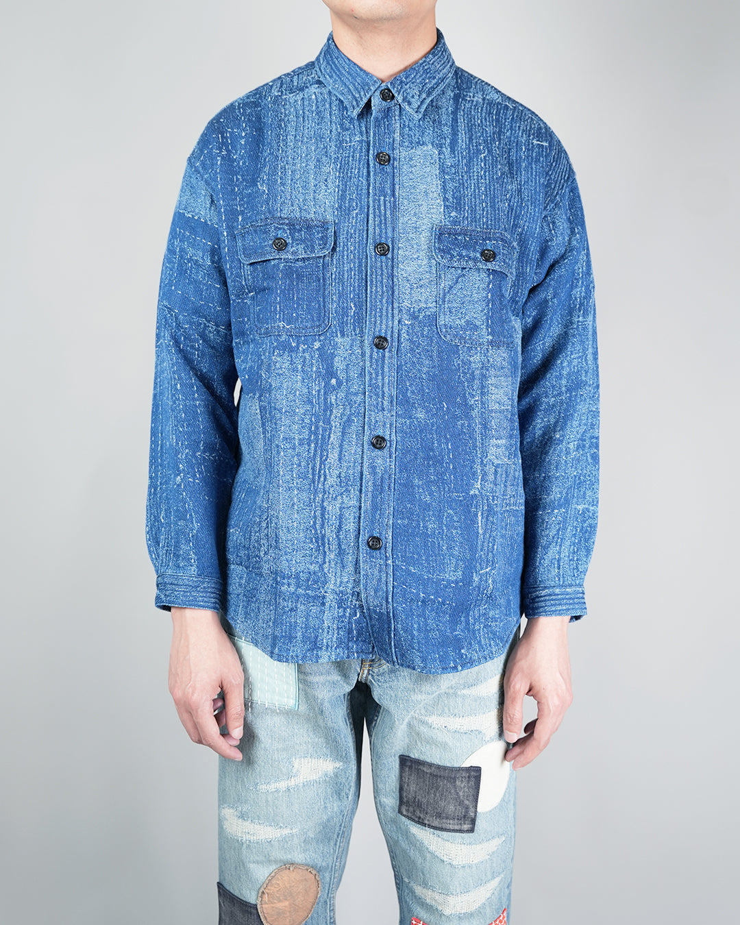 FDMTL BORO SHIRT 3YR WASH FA26/SH17U INDIGO