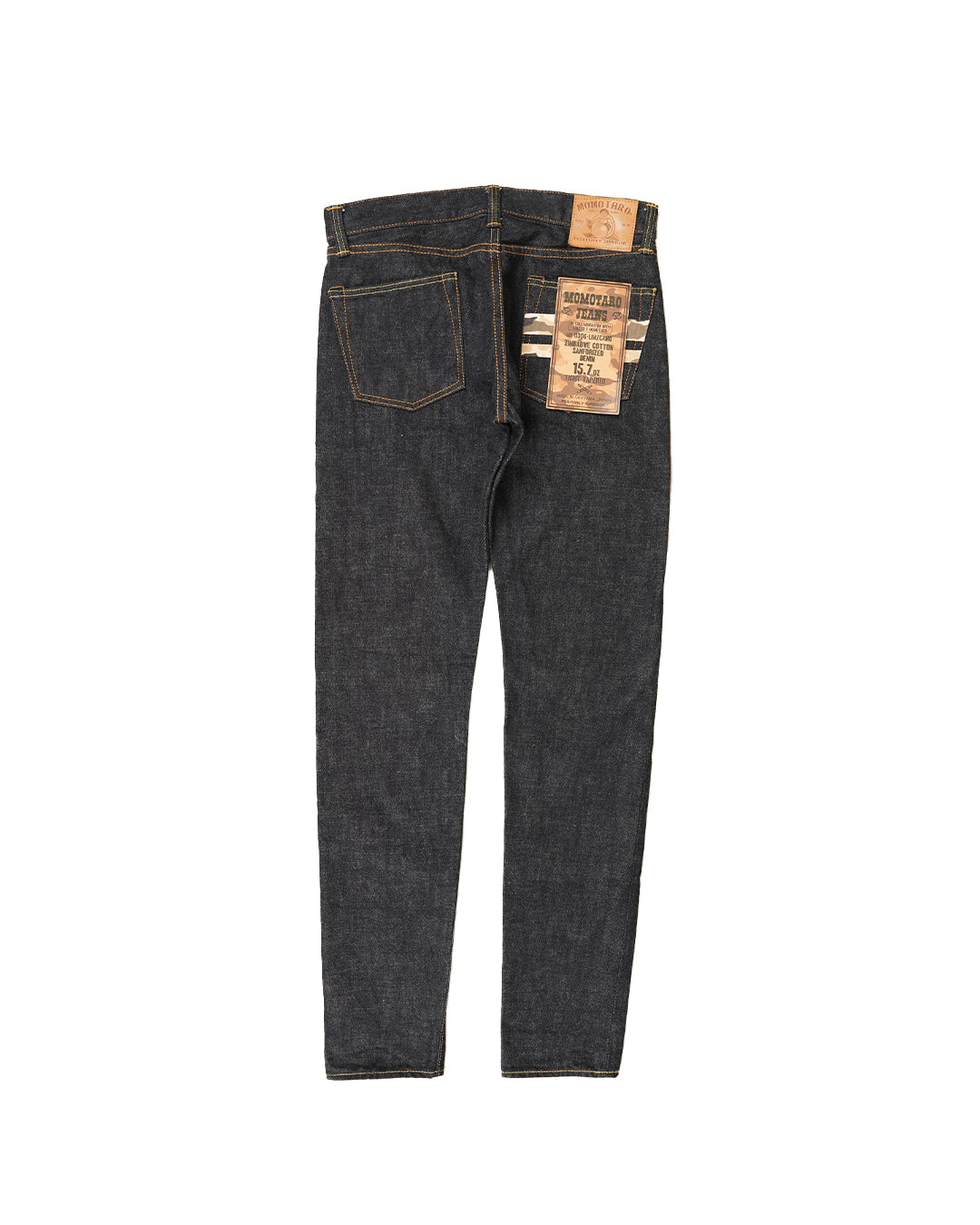 Momotaro X Limbro 0306-LIM/CAMO 15,7oz Slim Tapered