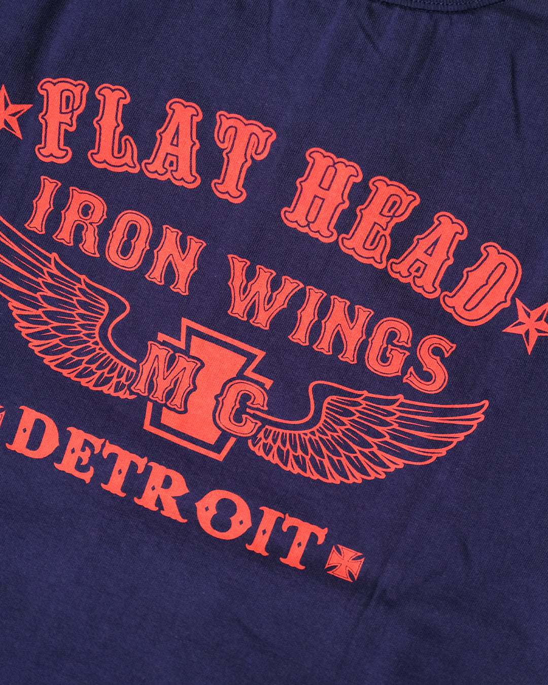 The Flat Head T-Shirt TD 61W IWMC NAVY