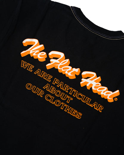 The Flat Head T-Shirt THC 119W TRADEMARK BLACK