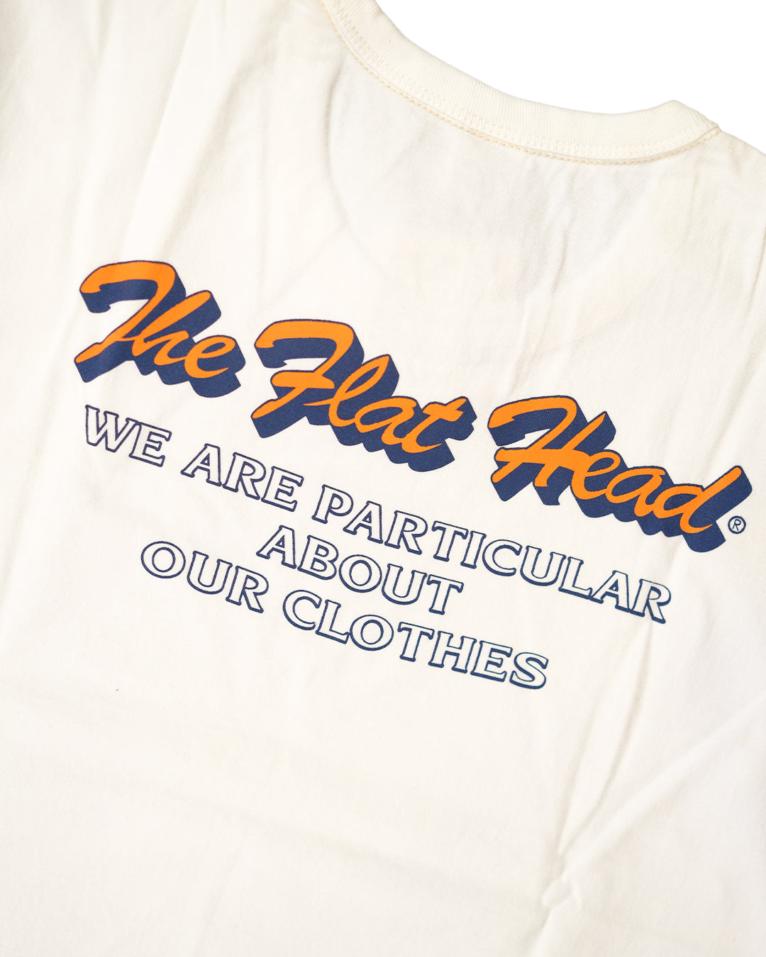 The Flat Head T-Shirt THC 119W TRADEMARK WHITE