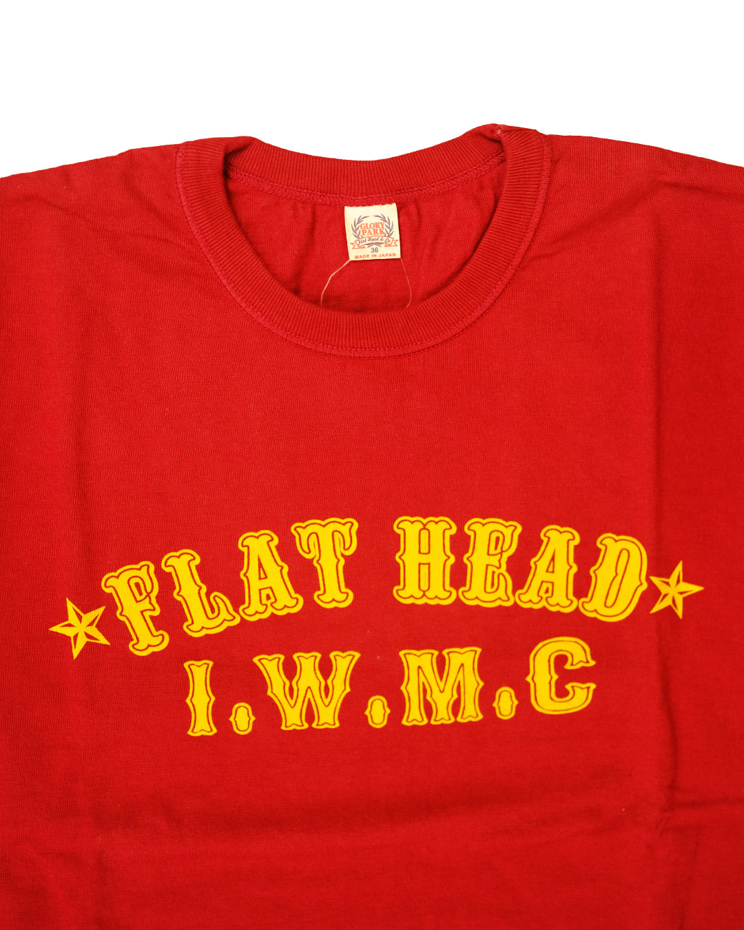 The Flat Head T-Shirt TD 61W IWMC MAROON