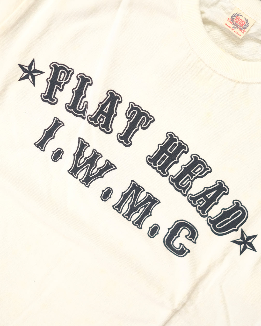 The Flat Head T-Shirt TD 61W IWMC WHITE
