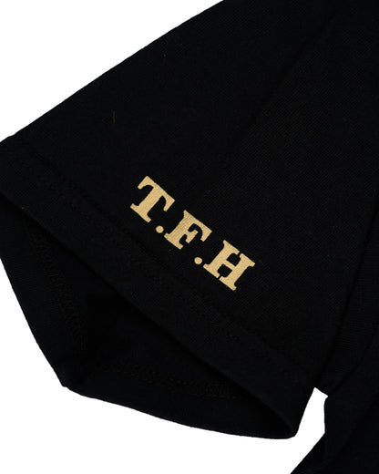The flat head Tshirt Frontier spirit genuine black