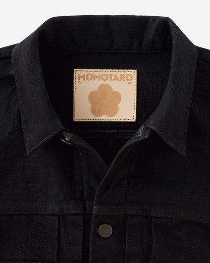 Momotaro Jeans #002 CLASSIC TYPE 2 DENIM JACKET 15.7OZ Black MMGJ1102 BLACK