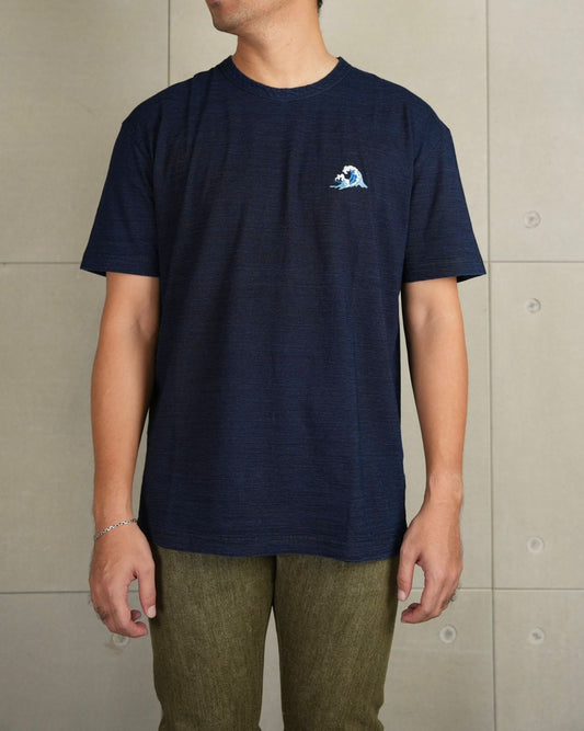 Pure Blue Japan 5406-4 Wave T-Shirt