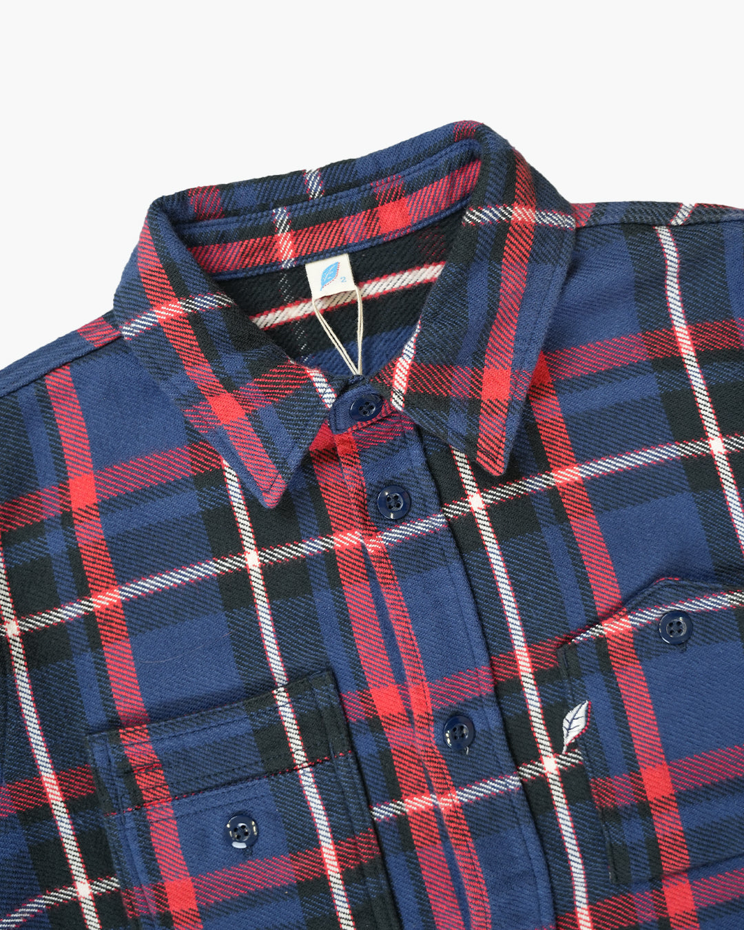 Pure Blue Japan Check Shirt 2222 Navy