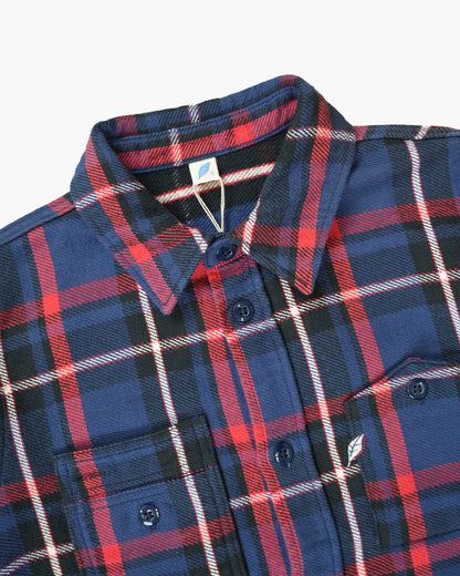 Pure Blue Japan Check Shirt 2222 Navy