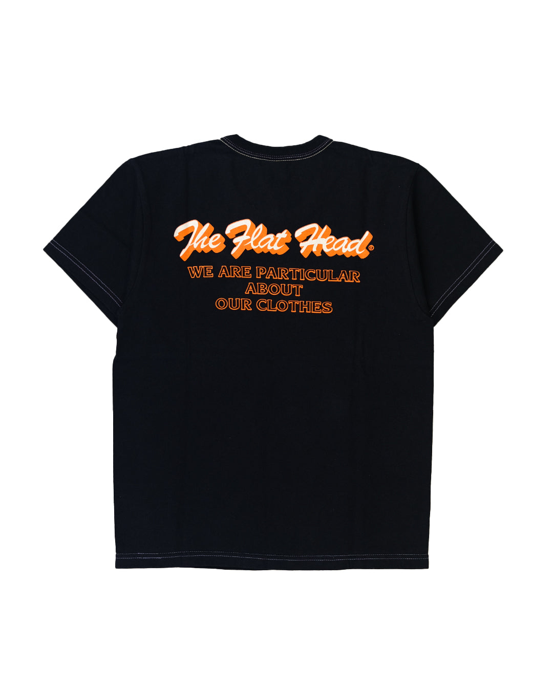 The Flat Head T-Shirt THC 119W TRADEMARK BLACK