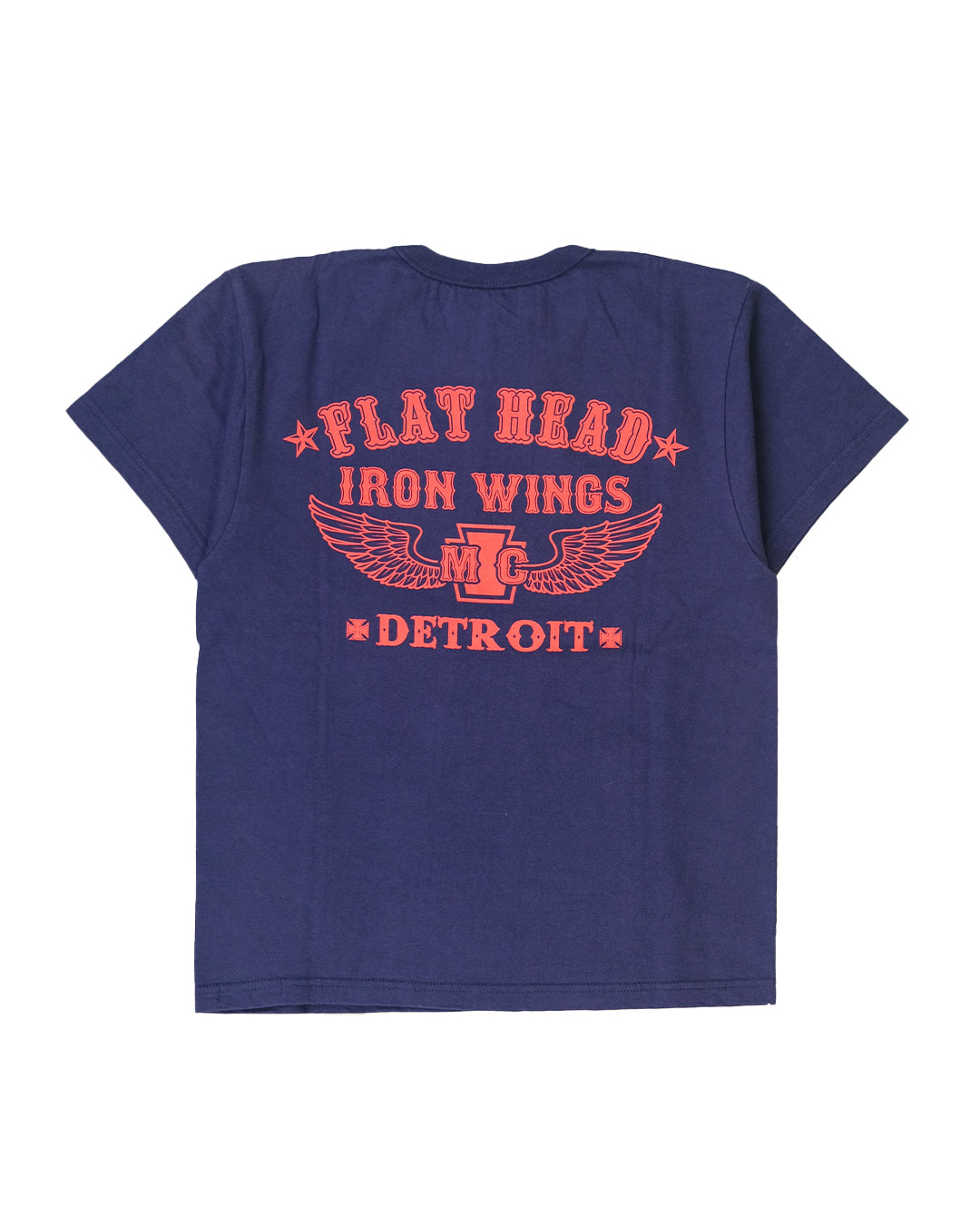 The Flat Head T-Shirt TD 61W IWMC NAVY