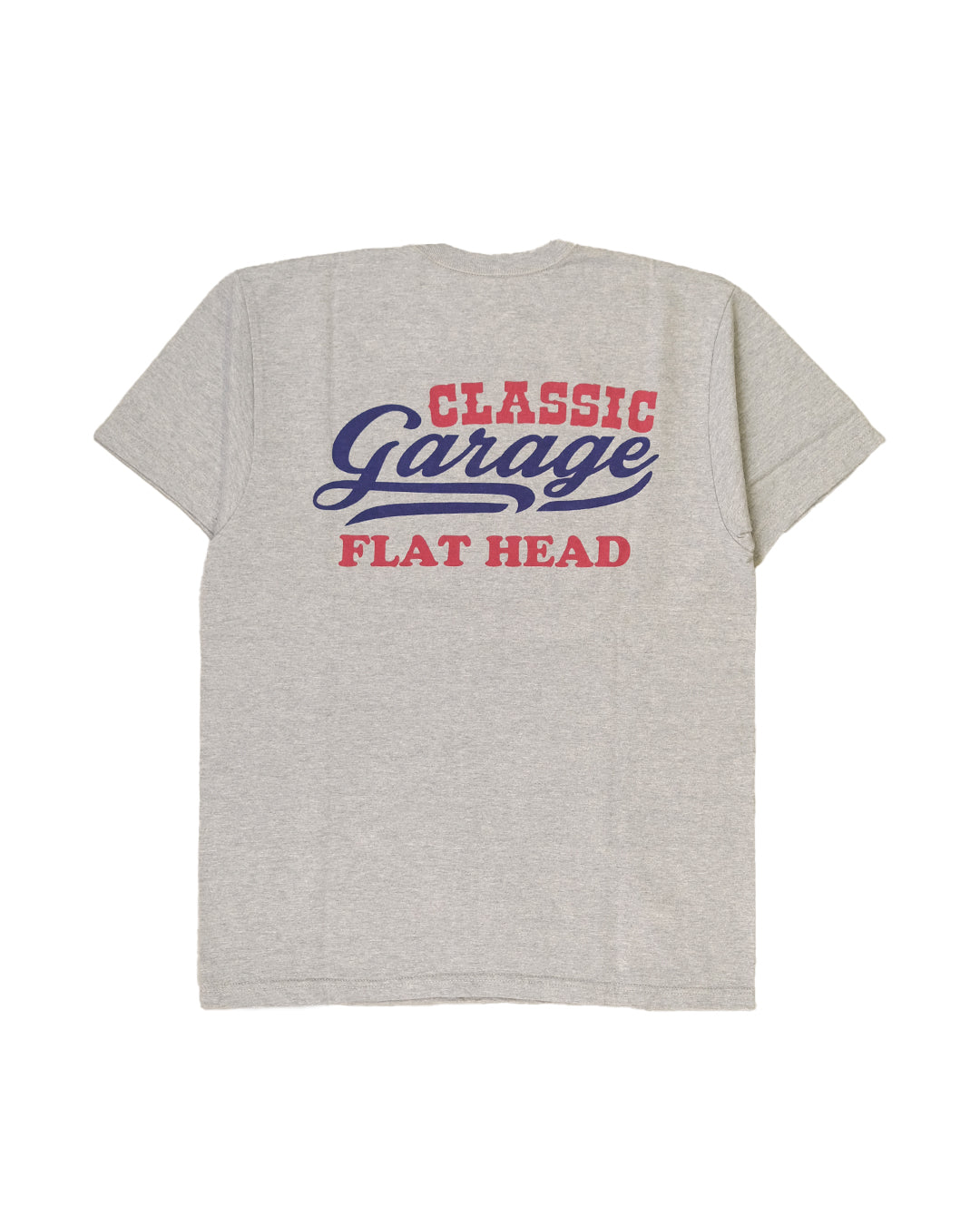 The Flat Head T-Shirt TD-58W CLASSIC GARAGE GRAY