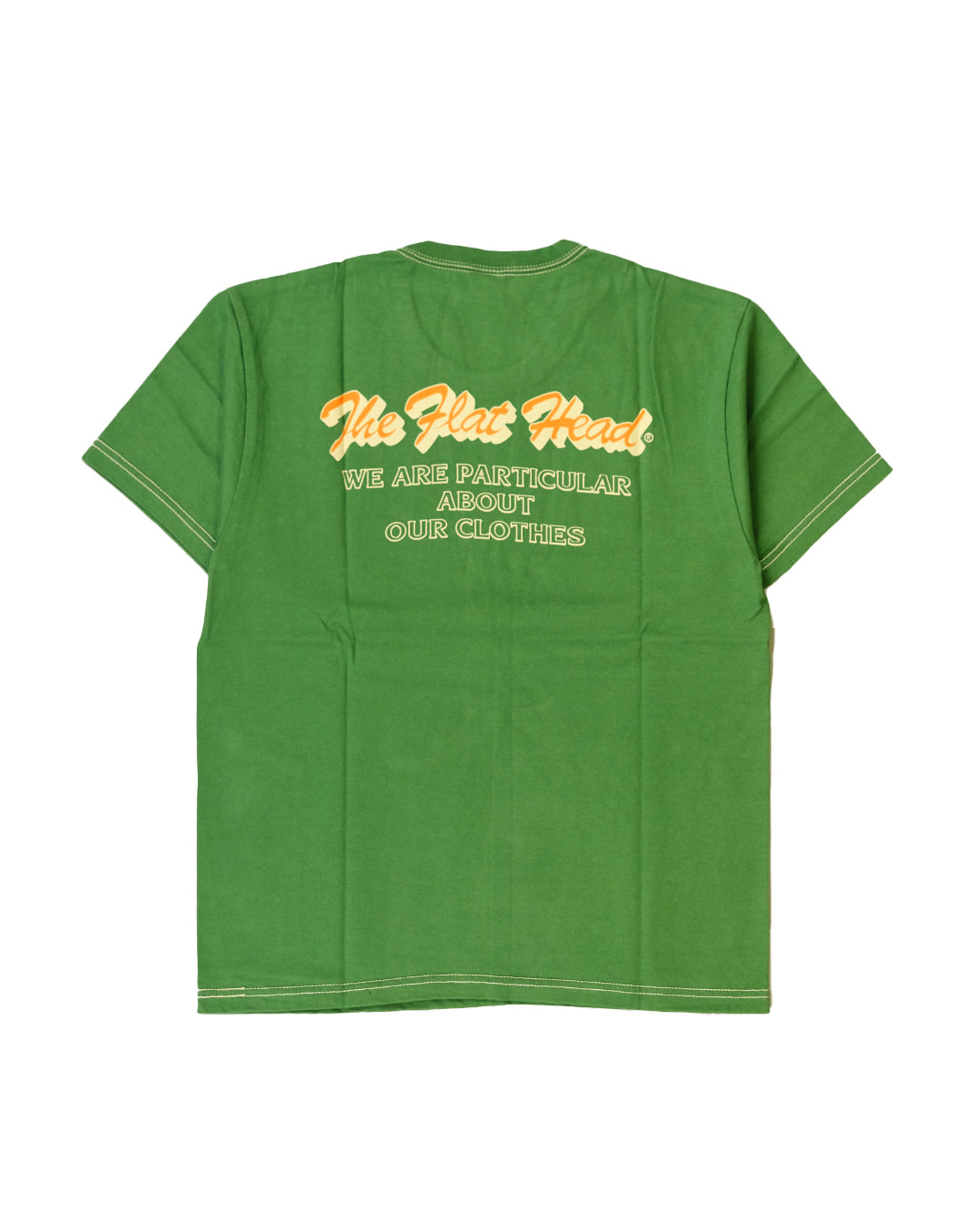 The Flat Head T-Shirt THC 119W TRADEMARK GREEN