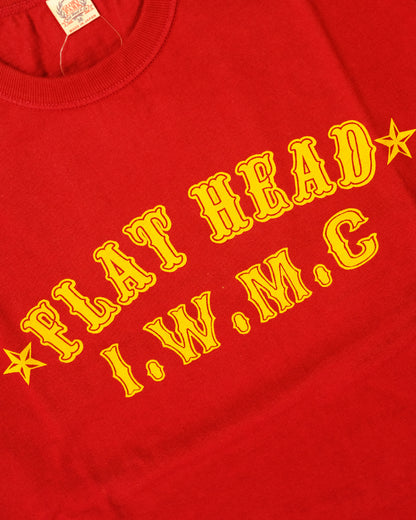 The Flat Head T-Shirt TD 61W IWMC MAROON