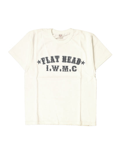The Flat Head T-Shirt TD 61W IWMC WHITE