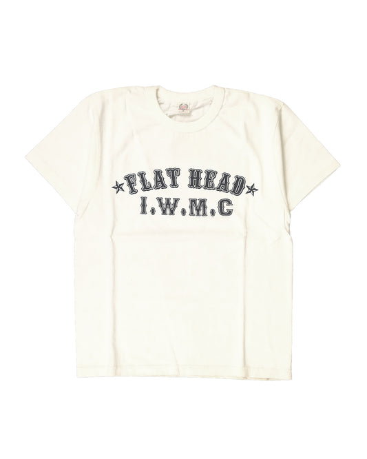 The Flat Head T-Shirt TD 61W IWMC WHITE
