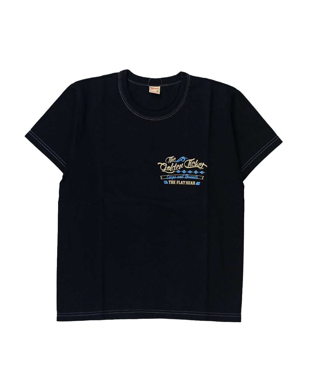 The Flat Head T-Shirt THC 163W GOLDEN TICKET BLACK