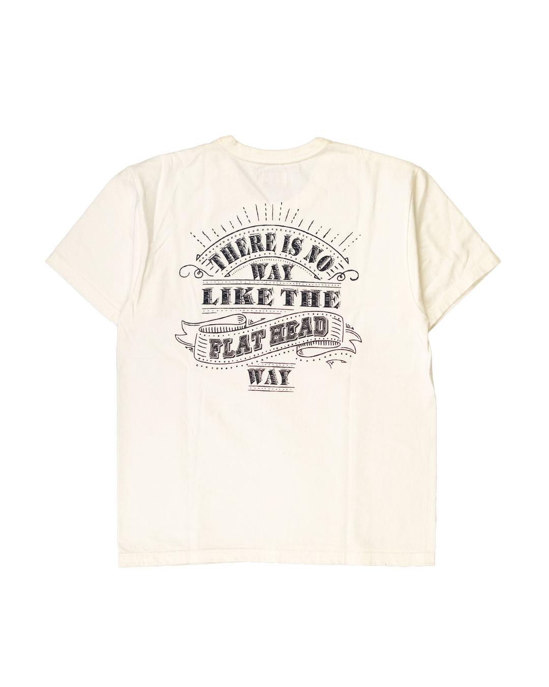 The Flat Head T-Shirt THC 166 FHWAY WHITE