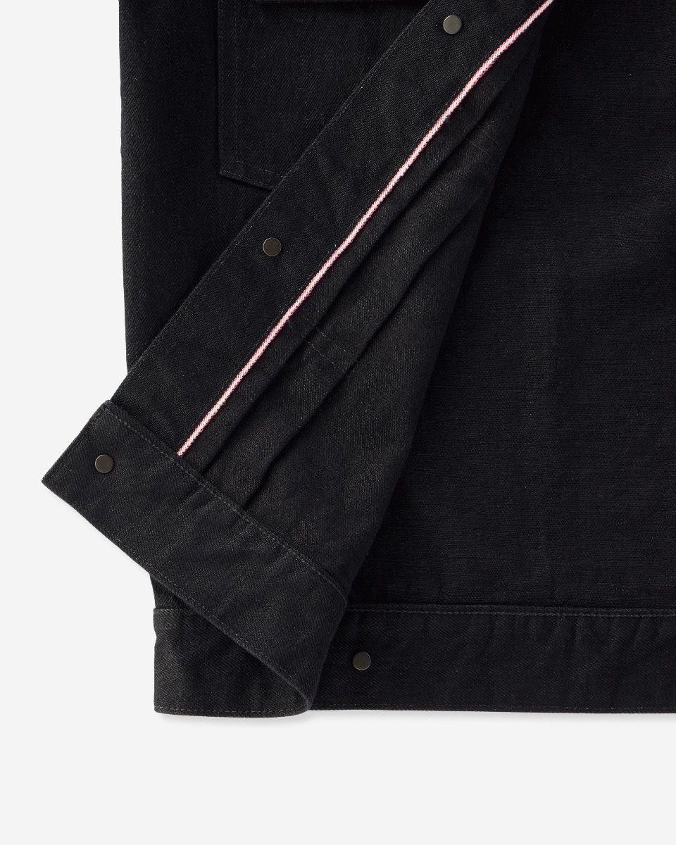 Momotaro Jeans #002 CLASSIC TYPE 2 DENIM JACKET 15.7OZ Black MMGJ1102 BLACK