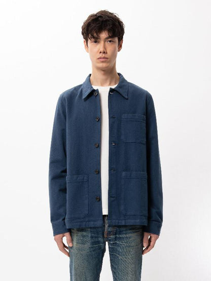 Barney Worker Jacket Indigo Blue