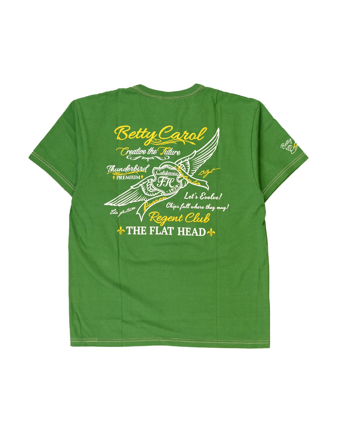 The Flat Head T-Shirt THC 161W BETTY CAROL GREEN