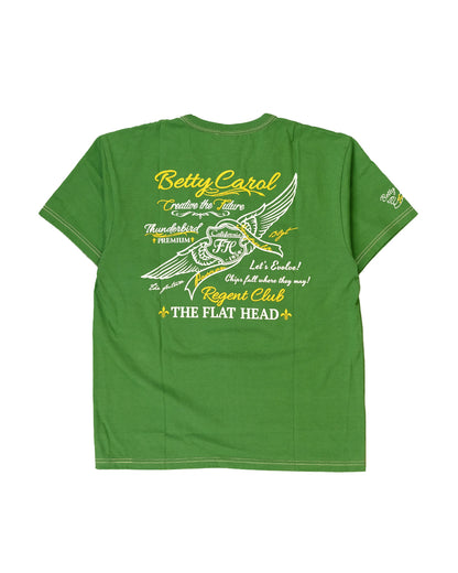 The Flat Head T-Shirt THC 161W BETTY CAROL GREEN