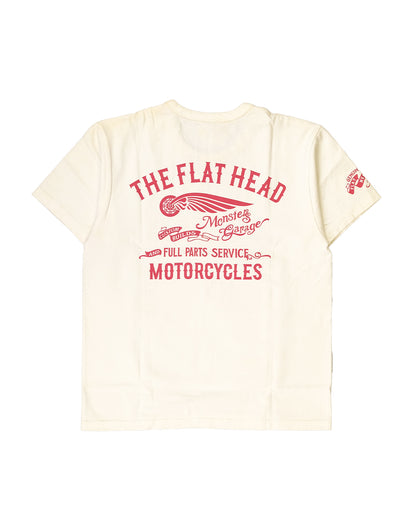 The Flat Head T-Shirt THC 152W MONSTER WHITE