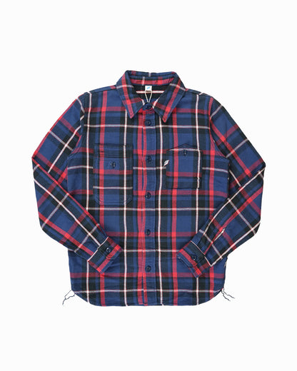 Pure Blue Japan Check Shirt 2222 Navy