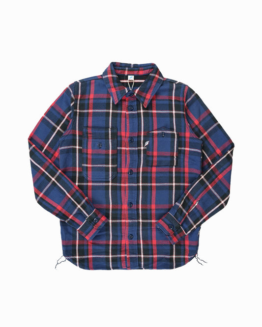 Pure Blue Japan Check Shirt 2222 Navy