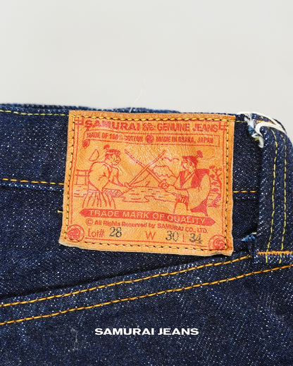 Samurai Jeans 520XX 21 oz Relaxed Tapered Yellow Paint