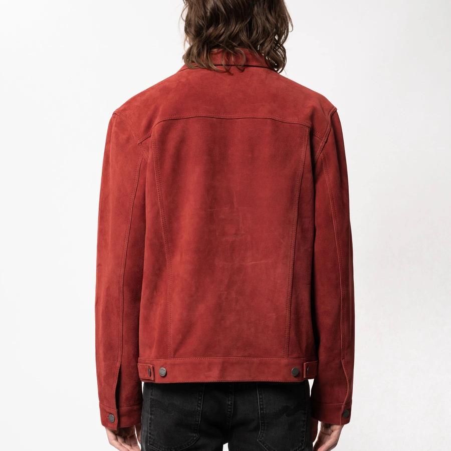 Robby Suede Jacket Poppy red