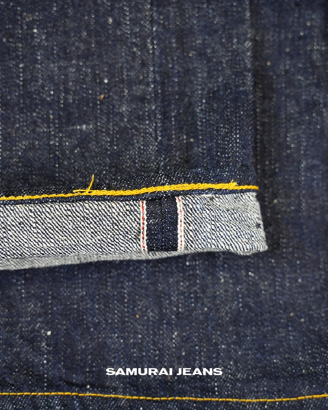 Samurai Jeans S3000VX II 17 oz Relax Straight Yellow Paint