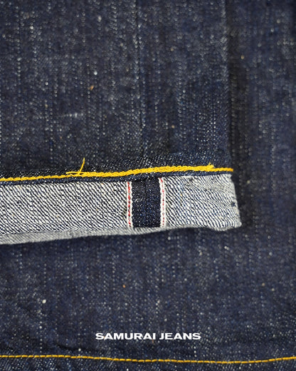 Samurai Jeans S3000VX II 17 oz Relax Straight Yellow Paint