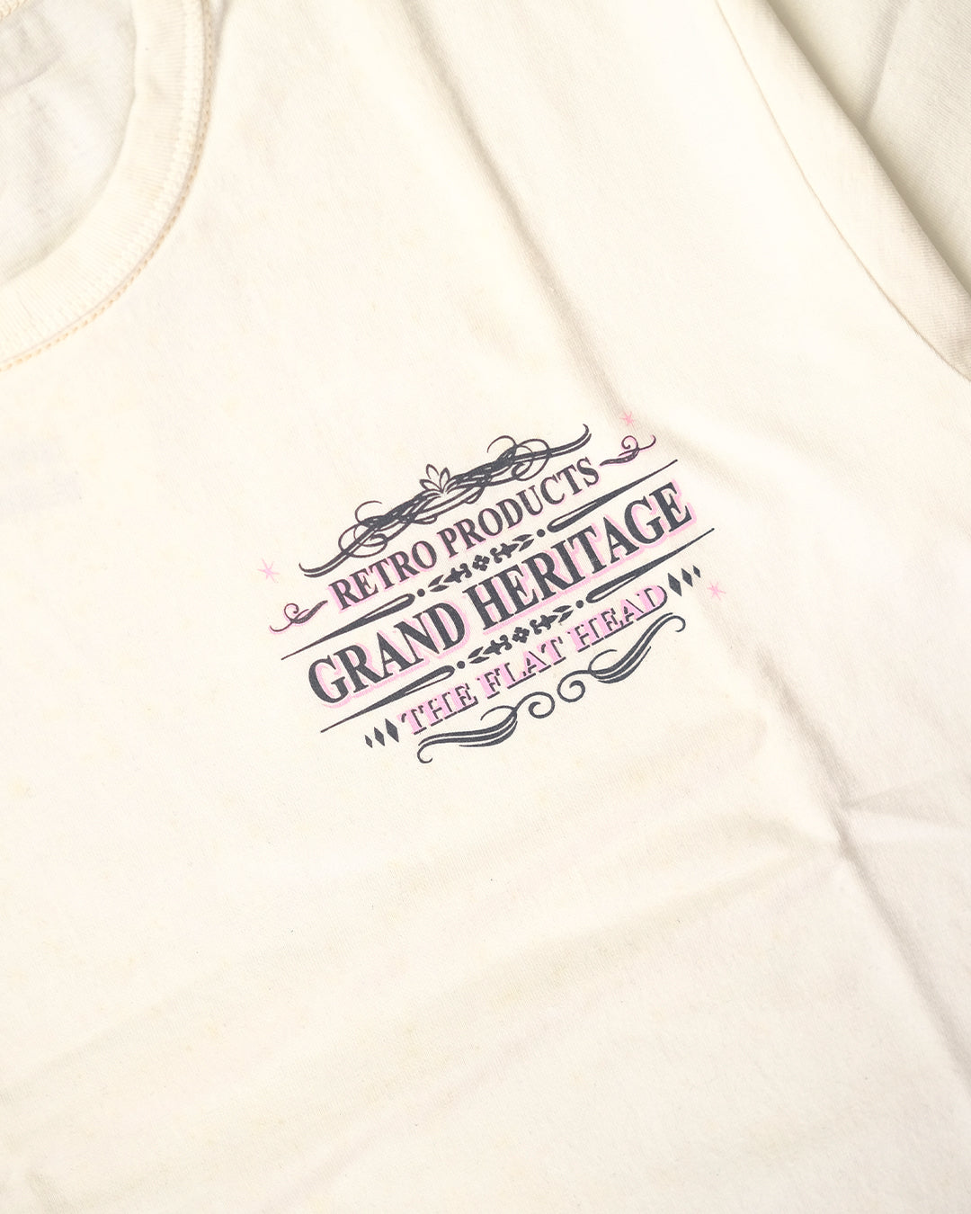 The Flat Head T-Shirt THC 157W RESPECT WHITE