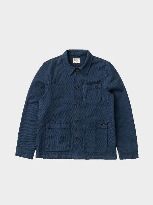 Barney Worker Jacket Indigo Blue