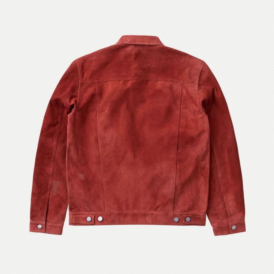 Robby Suede Jacket Poppy red