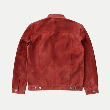 Robby Suede Jacket Poppy red