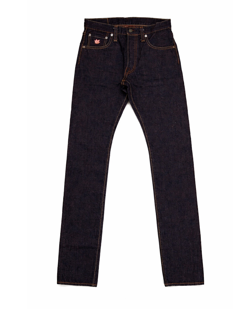 Pure Blue Japan PBJ-LIM-IA019 Indigo x Orange Selvedge Jeans (Relax Tapered)