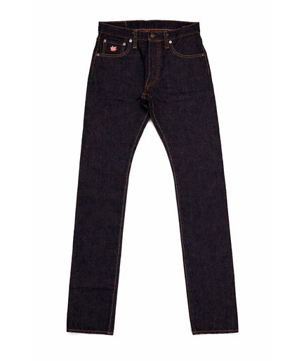 Pure Blue Japan PBJ-LIM-IA019 Indigo x Orange Selvedge Jeans (Relax Tapered)