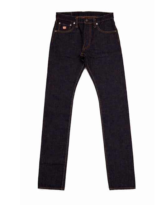 Pure Blue Japan PBJ-LIM-IA019 Indigo x Orange Selvedge Jeans (Relax Tapered)