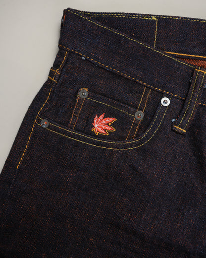 Pure Blue Japan PBJ-LIM-IA019 Indigo x Orange Selvedge Jeans (Relax Tapered)