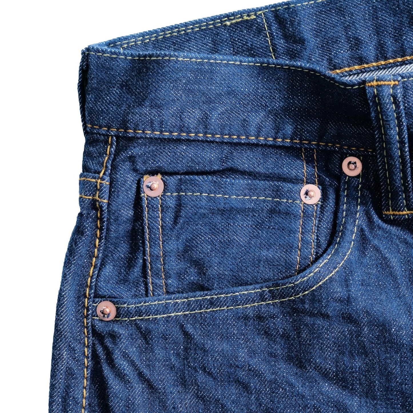 Pure Blue Japan AI-13.5oz-003 Natural Indigo Selvedge Jeans (Regular Straight)