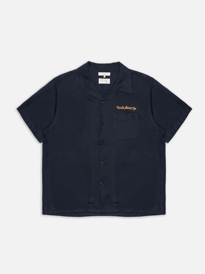 Arthur Bowling Shirt 8 Wonders Navy
